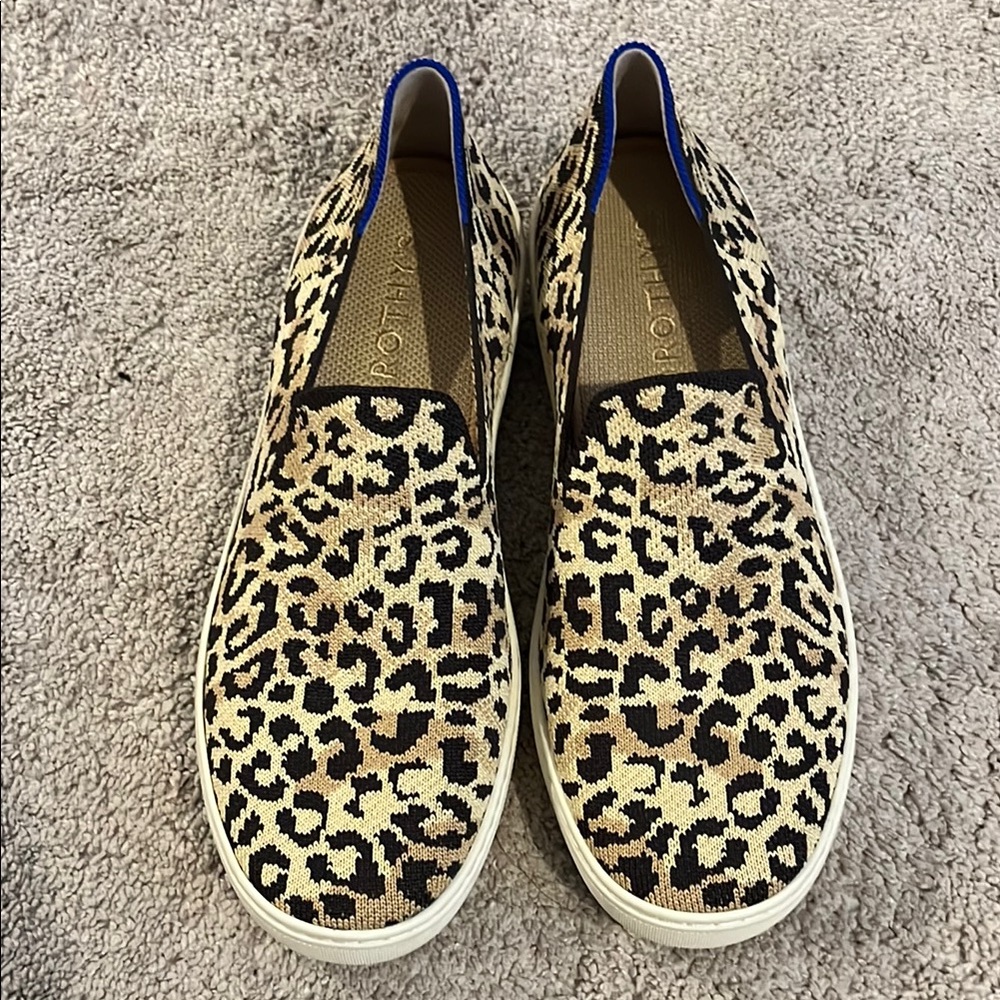 Rothy’s Animal Print Slip-On Sneakers 11
